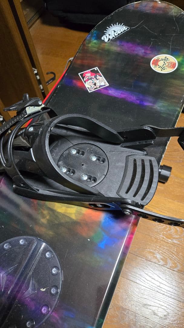 宇宙柄 スノーボード ビンディングセット