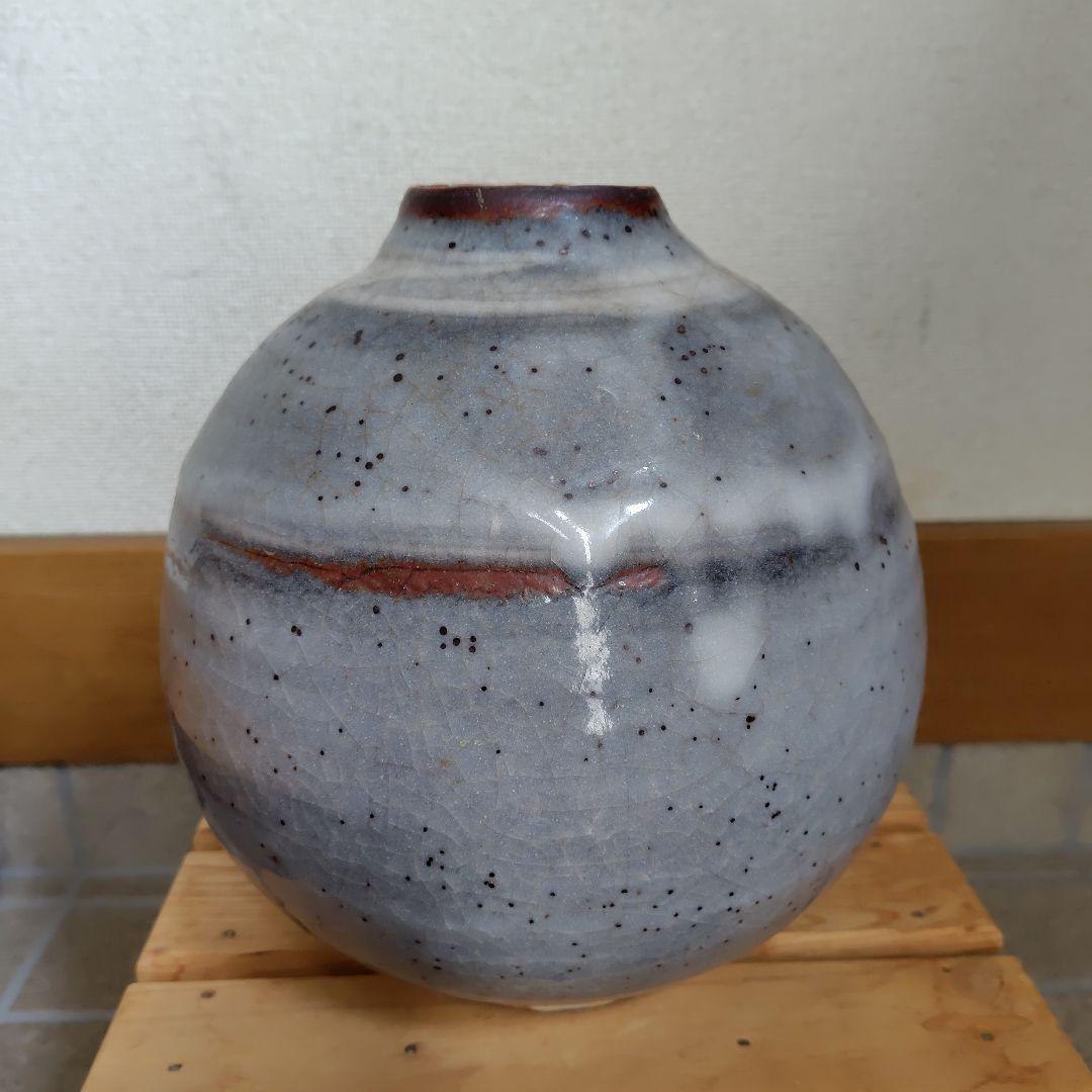 【美濃焼】鼠志野 花生