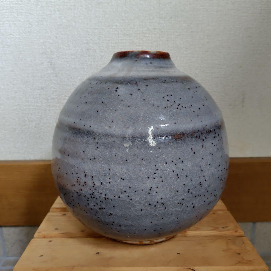 【美濃焼】鼠志野 花生