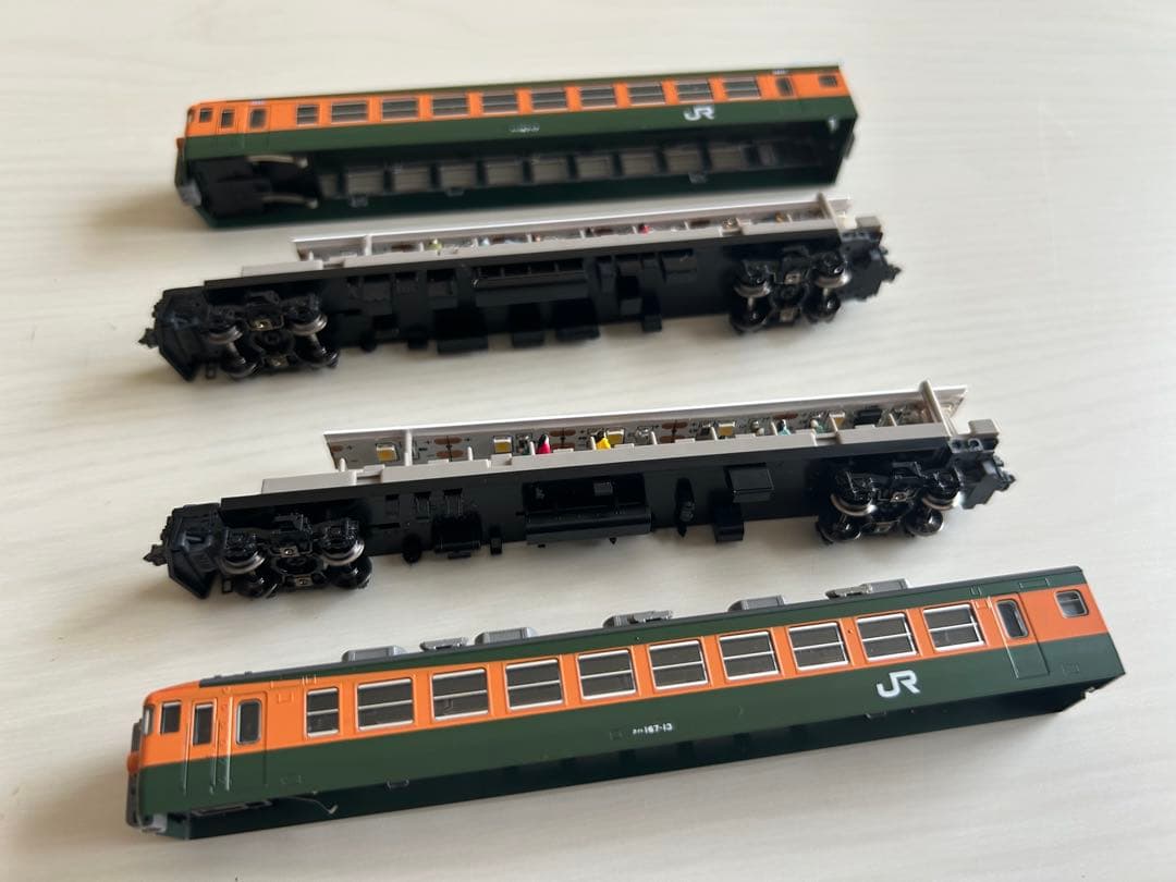 TOMIX　98221　国鉄 167系電車（湘南色）基本セット4両+２両おまけ