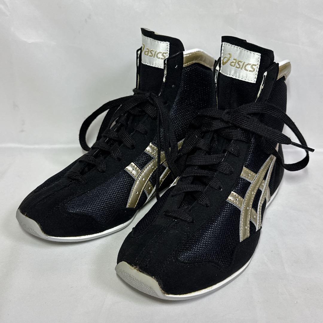 未使用級　アシックス　ボクシングシューズ　トレーニングシューズ　24.5