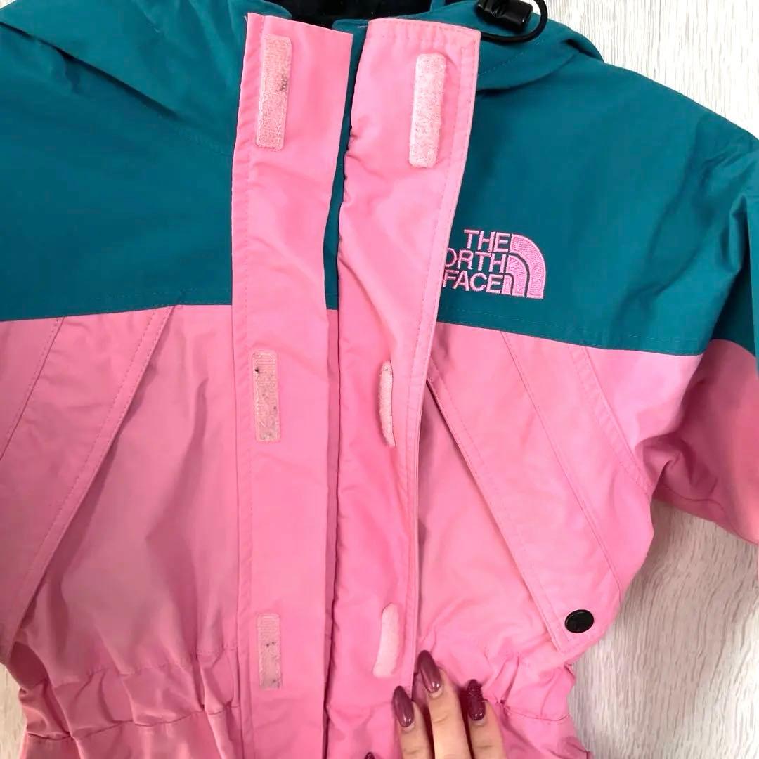 THE NORTH FACE 子ども用スキーウェア ピンク/ターコイズ