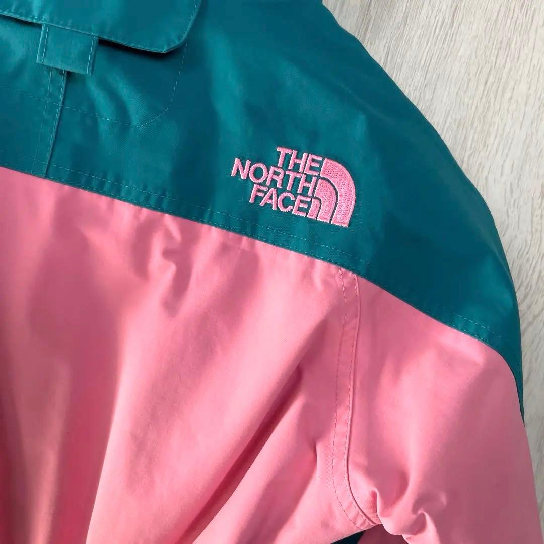 THE NORTH FACE 子ども用スキーウェア ピンク/ターコイズ