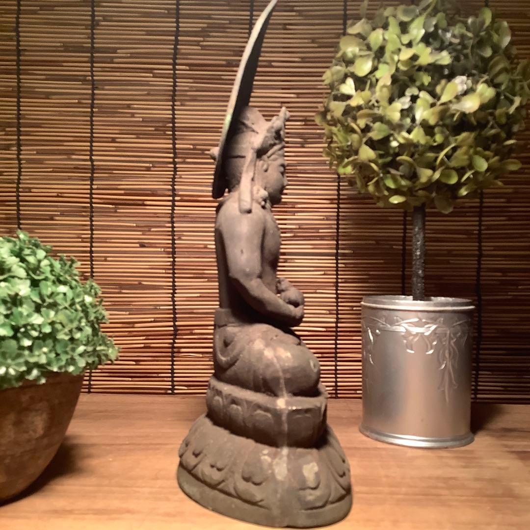 16世紀「チベット密教護法尊」大乗顕教・金剛乗・守護尊・チベット寺院祀り仏・古銅