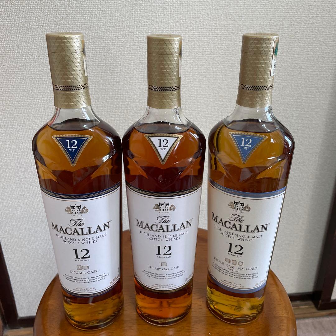 マッカラン12年　　3本セット