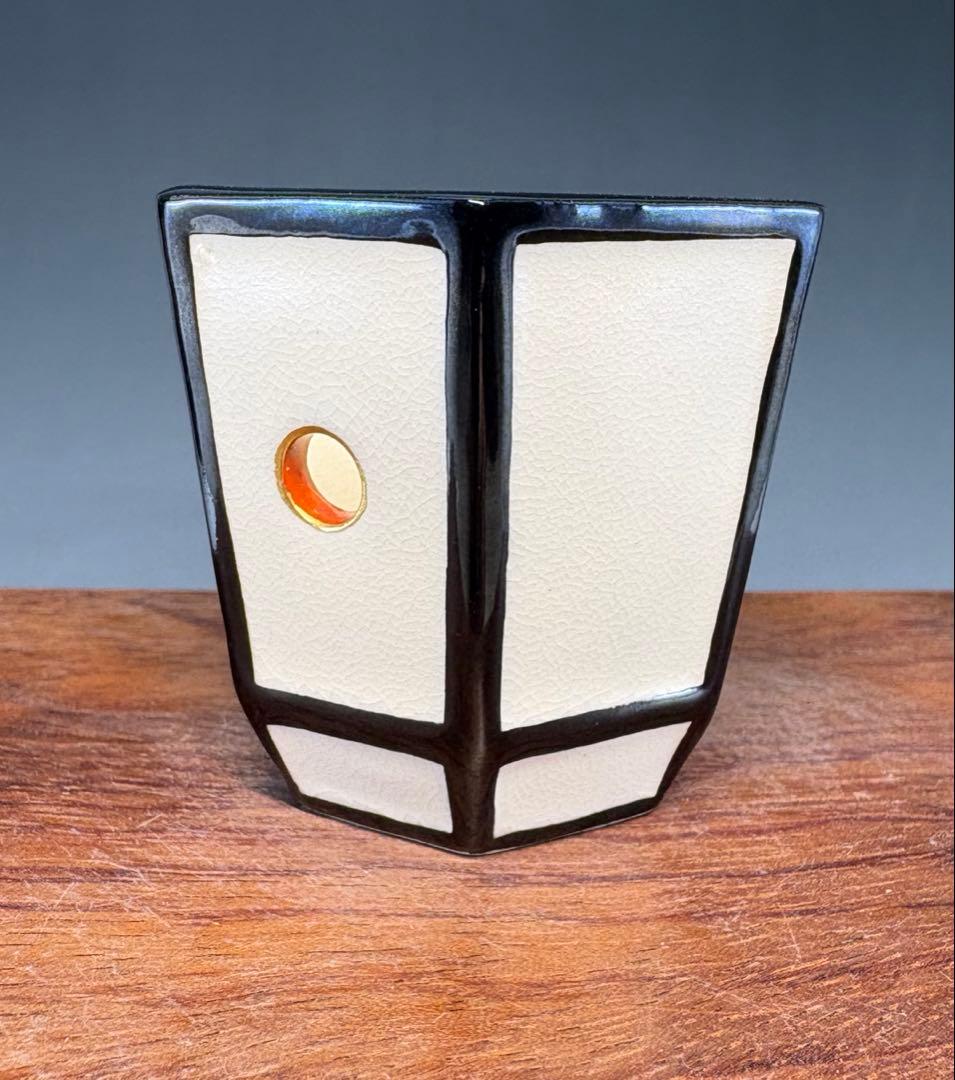 【中古品】宮川香雲造　ボンボリ蓋置（共箱）USED〈税込•送料込〉