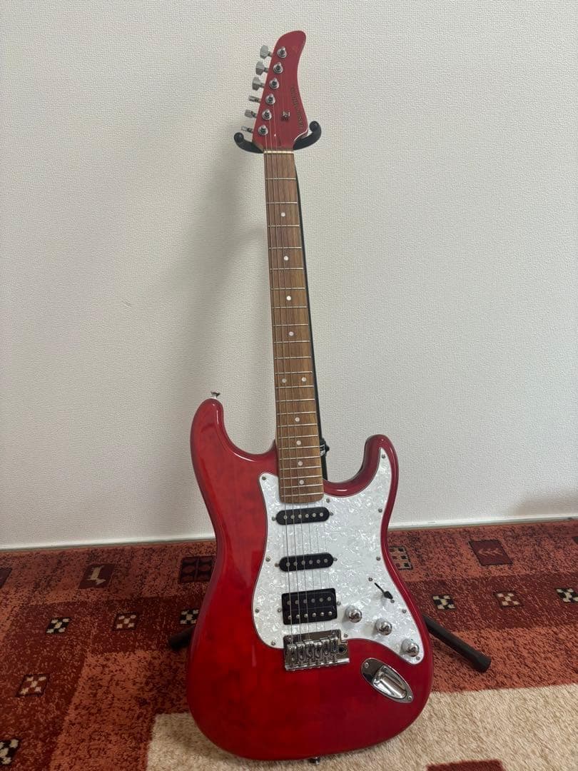 Jelly Belly BEAN IN THE USAエレキギター レッド