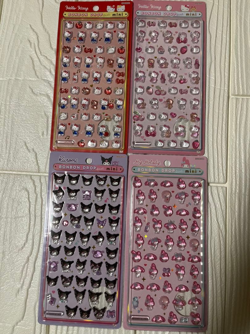 サンリオ　ボンボンドロップシール　正規品