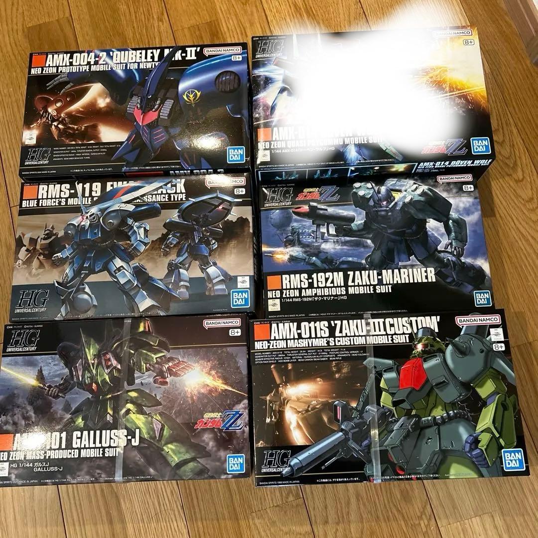 HGガンプラ ZZガンダムモビルスーツセット