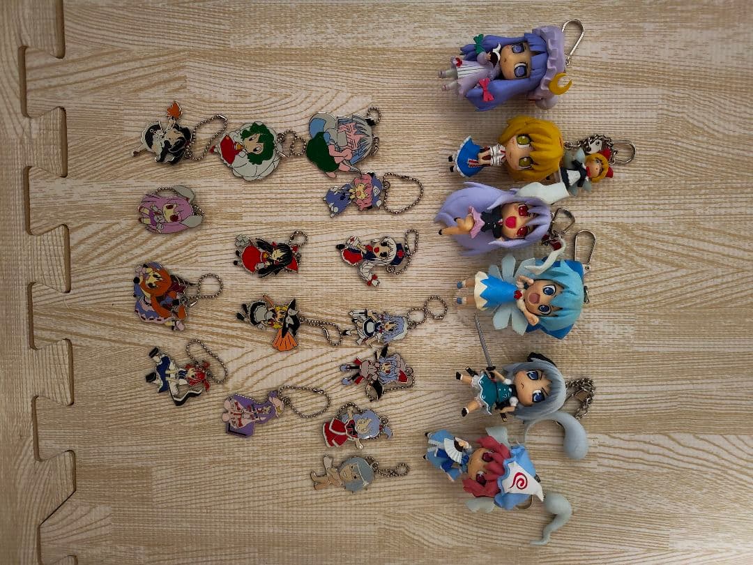 東方project キャラクター キーホルダーストラップセット