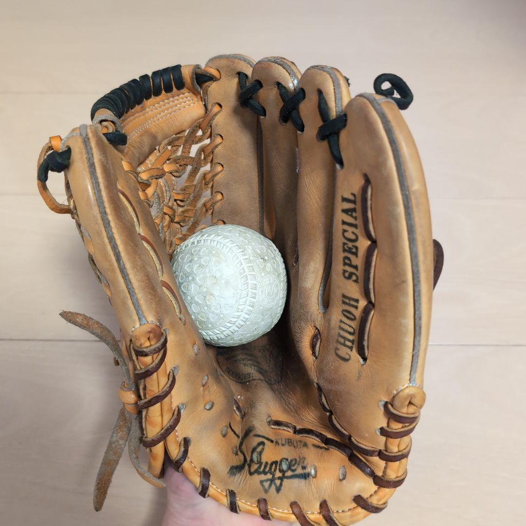 ち*き様 スラッガー　軟式　グローブ　内野手用　Slugger オーダー　旧ラベ