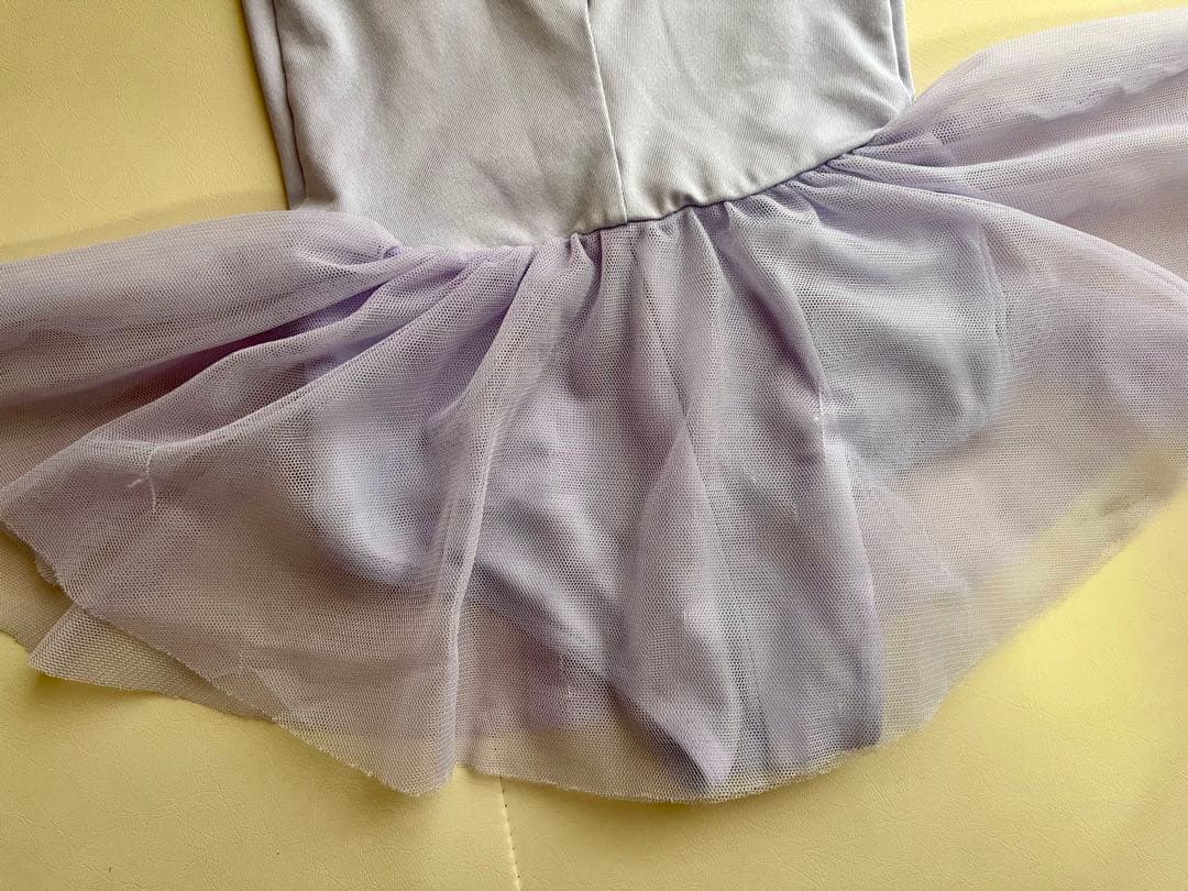 チャコット公式(chacott)スカート付レオタード バレエ パープル100cm