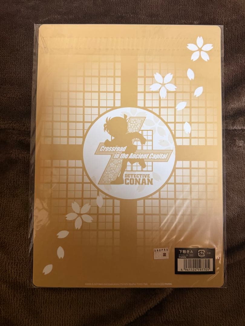 名探偵コナン 迷宮の十字路 下敷き ノート 缶バッジ