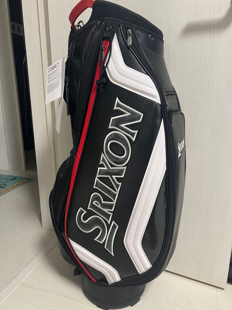 Srixon キャディバッグ ブラック・ホワイト・レッド