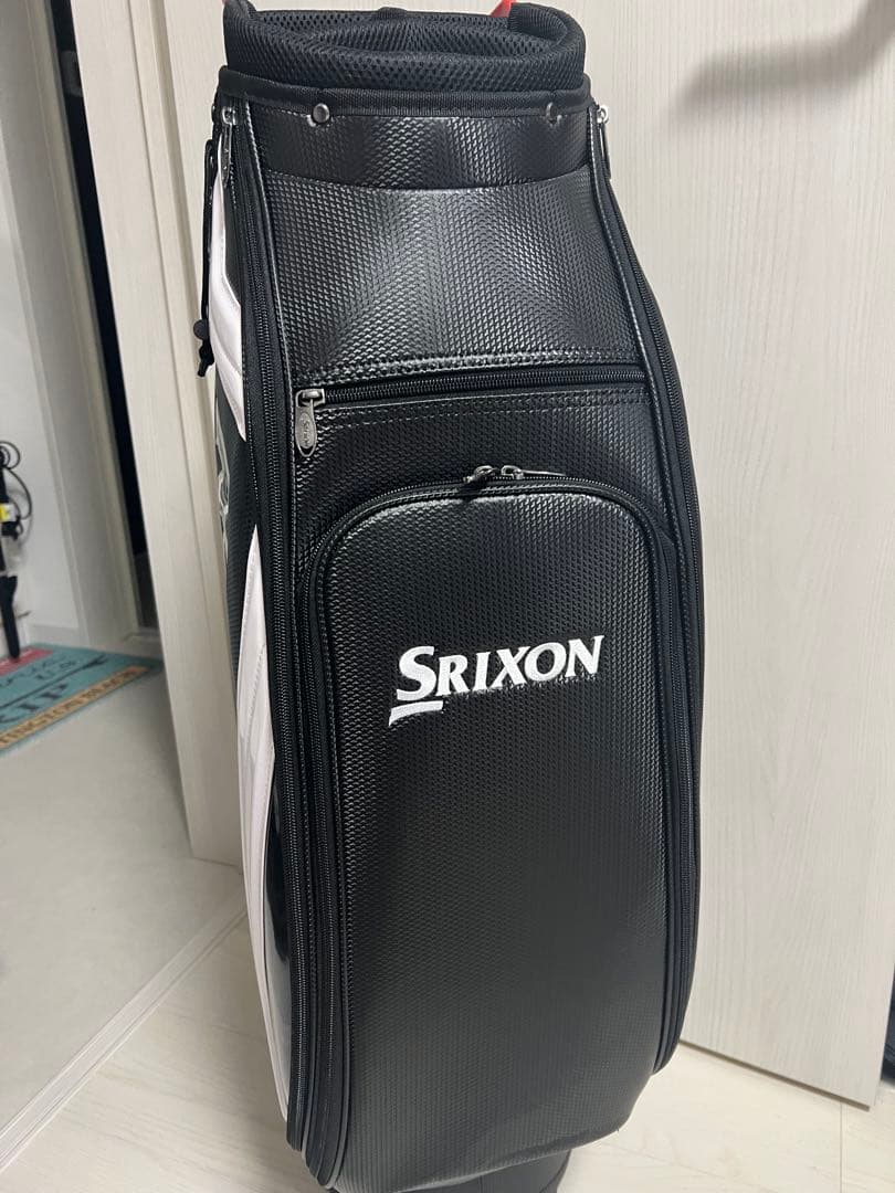Srixon キャディバッグ ブラック・ホワイト・レッド