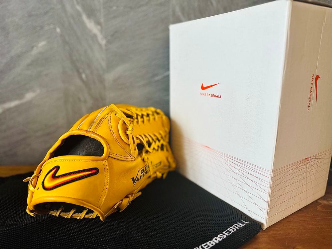 美品 箱付 NIKE ナイキ 外野手用グラブ グラブケース新品 超希少品