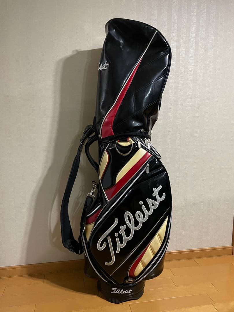 Titleist キャディバッグ ブラック レッド