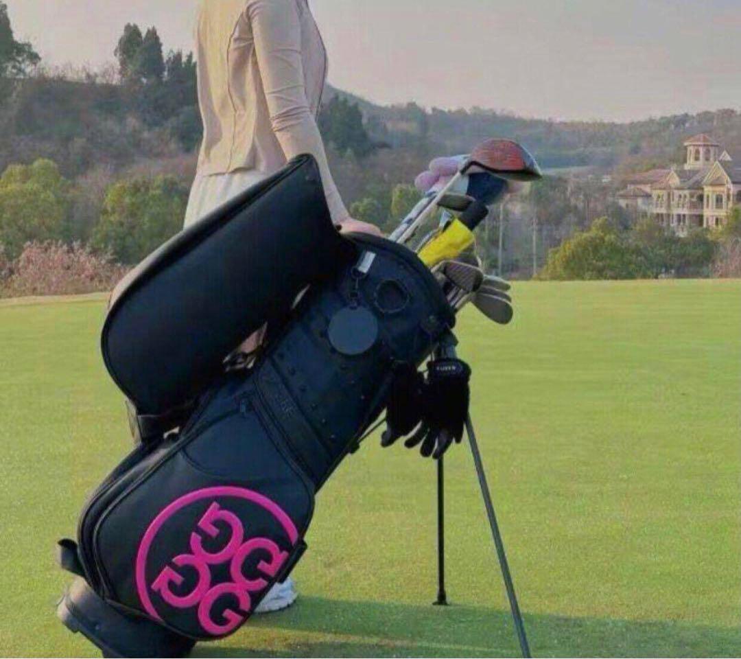 ジーフォア キャディバッグ &ボストンバッグ 2点セット