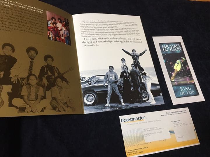 マイケルジャクソン  THIS IS IT ライブチケット チケットマスター付き