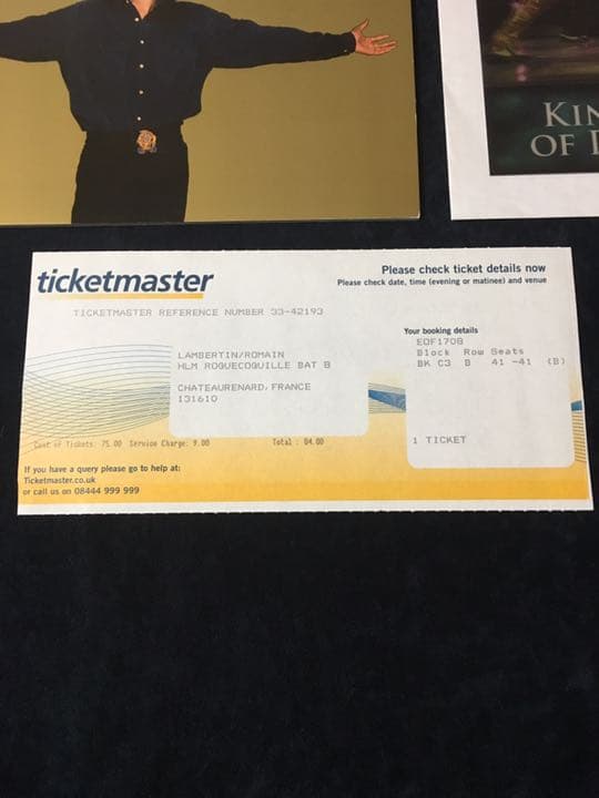 マイケルジャクソン  THIS IS IT ライブチケット チケットマスター付き