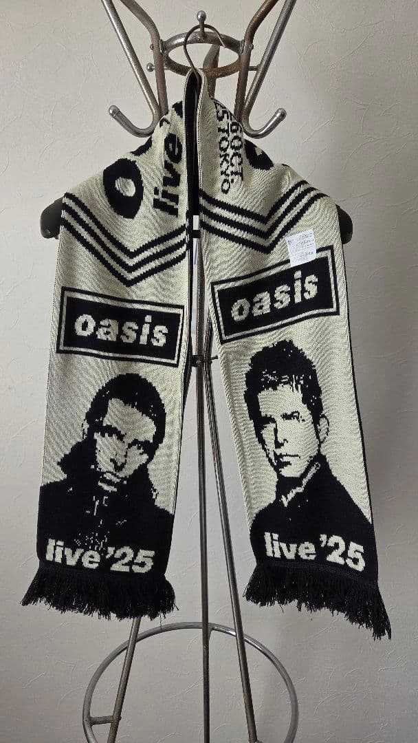 oasis東京ドーム公演フットボールスカーフ