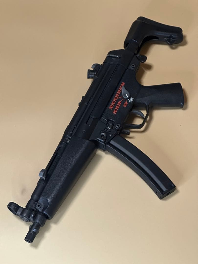 【ジーク様】東京マルイMP5J 取説/箱/バッテリー/充電器/多弾数マガジンx2