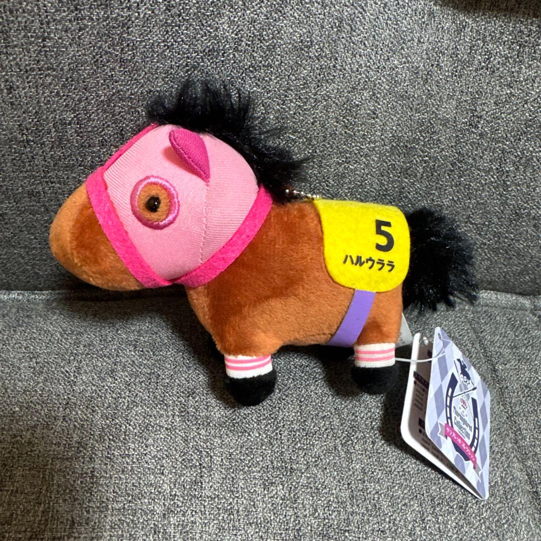 タグ付♡ハルウララ♡サラブレッドコレクションマスコットボールチェーン/ピンク