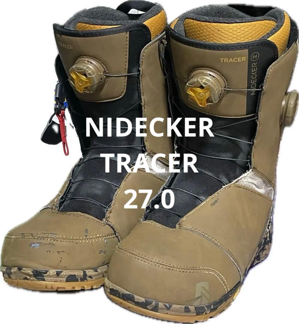 NIDECKER TRACER スノーボードブーツ ブラウン 27.0