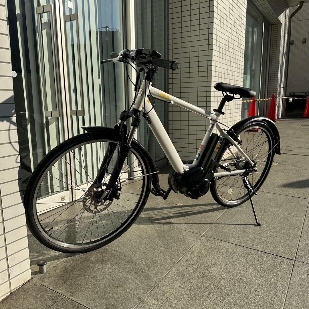 ブリヂストン 電動自転車リアルストリーム 26インチホワイト