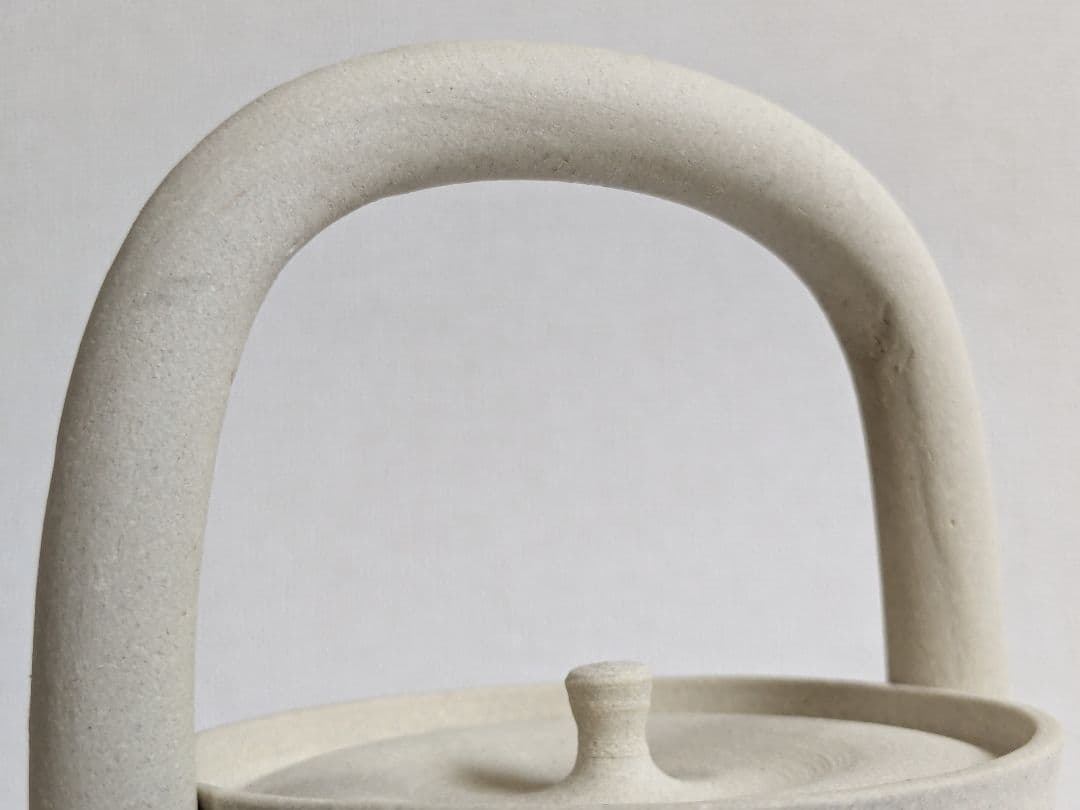 宇田芳宇 白泥ボウフラ ボーフラ 上手 煎茶道具