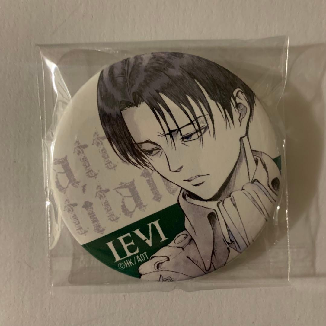 進撃の巨人 リヴァイ wit 缶バッジセット 浅野恭司原画展