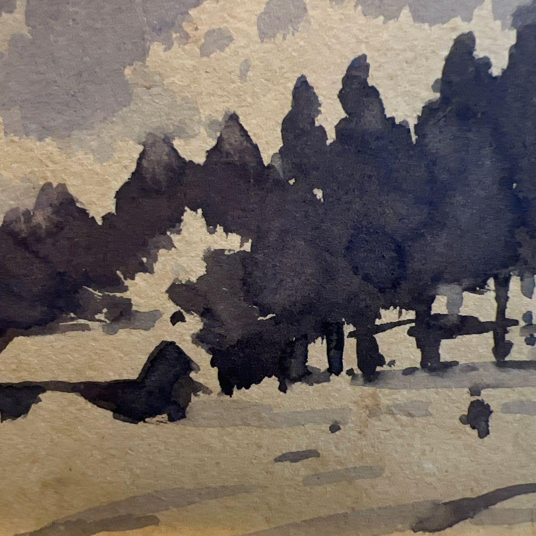 三宅克己　うまいなぁ　日動画廊