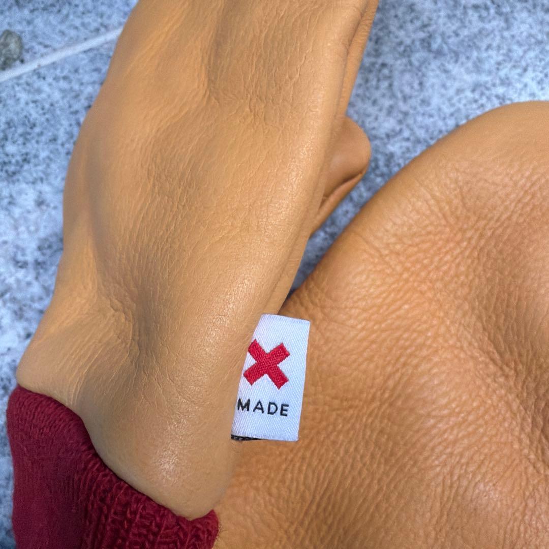 レザーキャンプグローブ ミトンスタイル