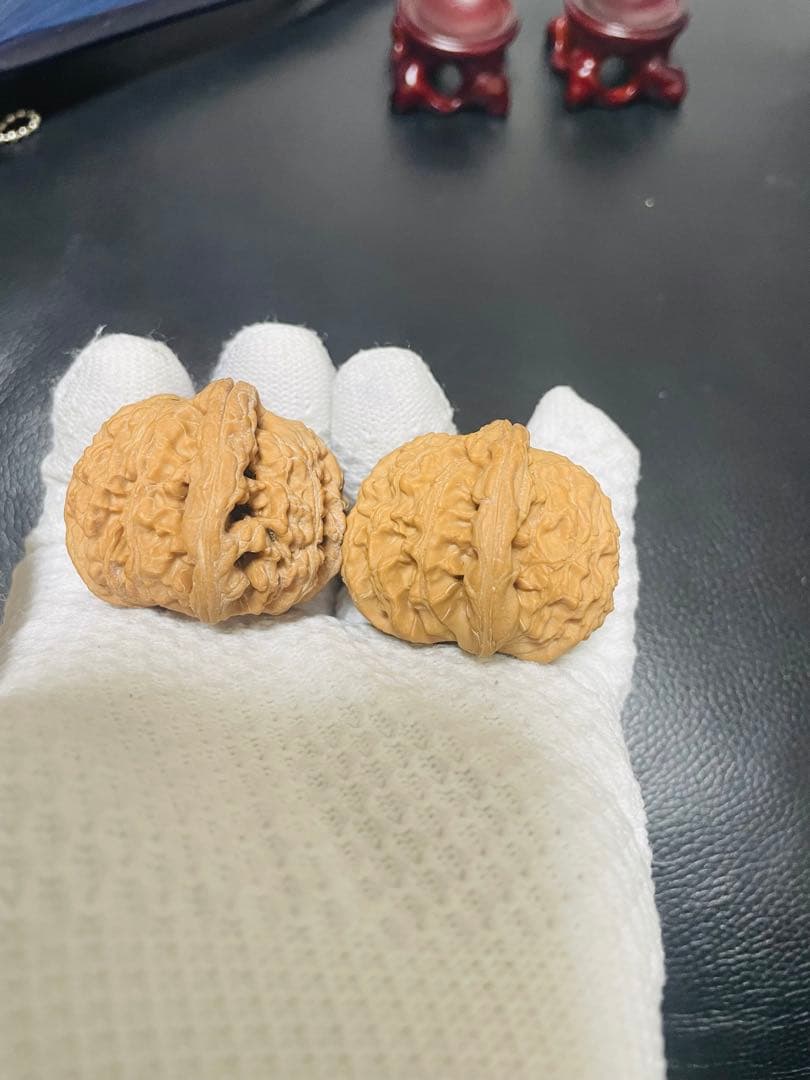 Ａrara　No.342遊ぶクルミ文玩核桃 精配球形狮子と手入れセット