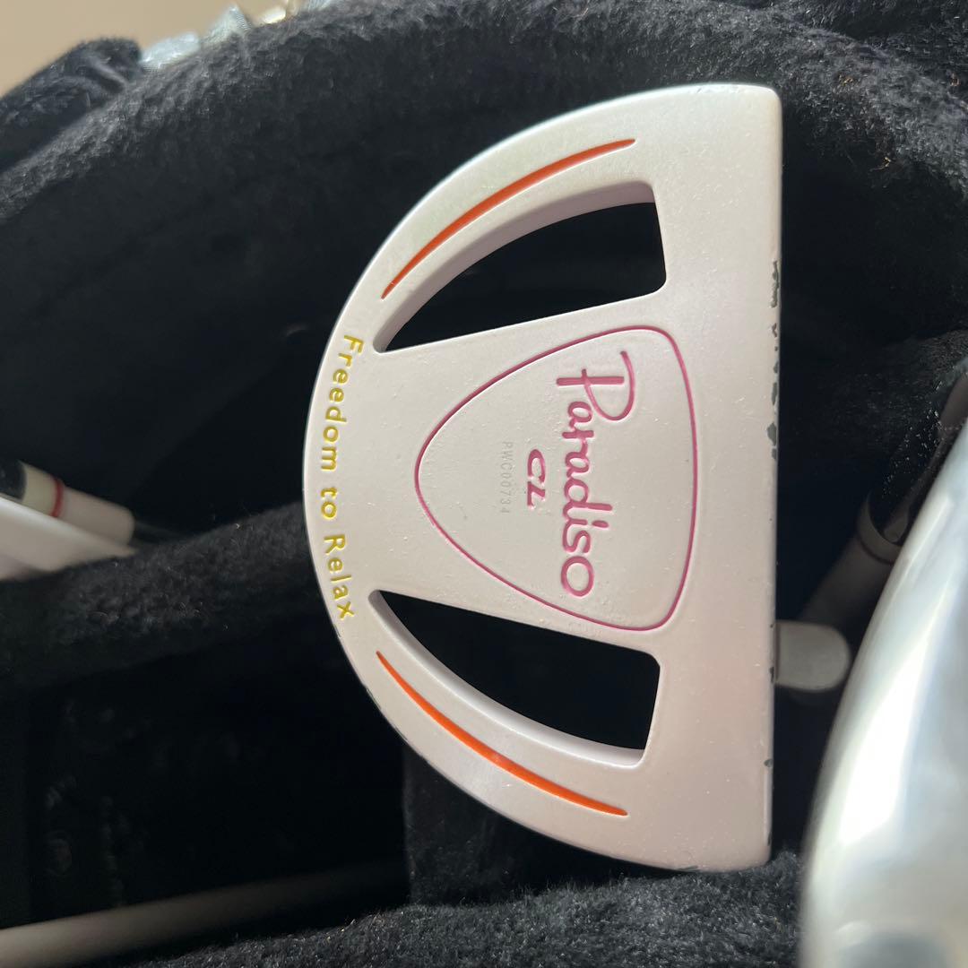 M-U SPORTS ゴルフバッグ 黒 ステッカー付き