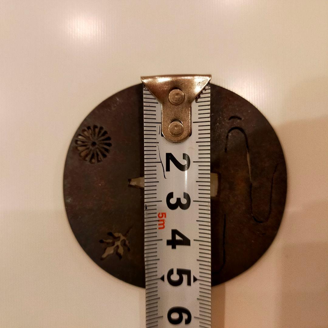 日本刀　鍔　鐔　透かし