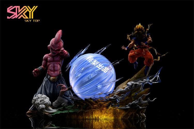 新品未開封『ドラコンボール』　魔人ブウ　＊　孫悟空　 ガレージキット スタチュー