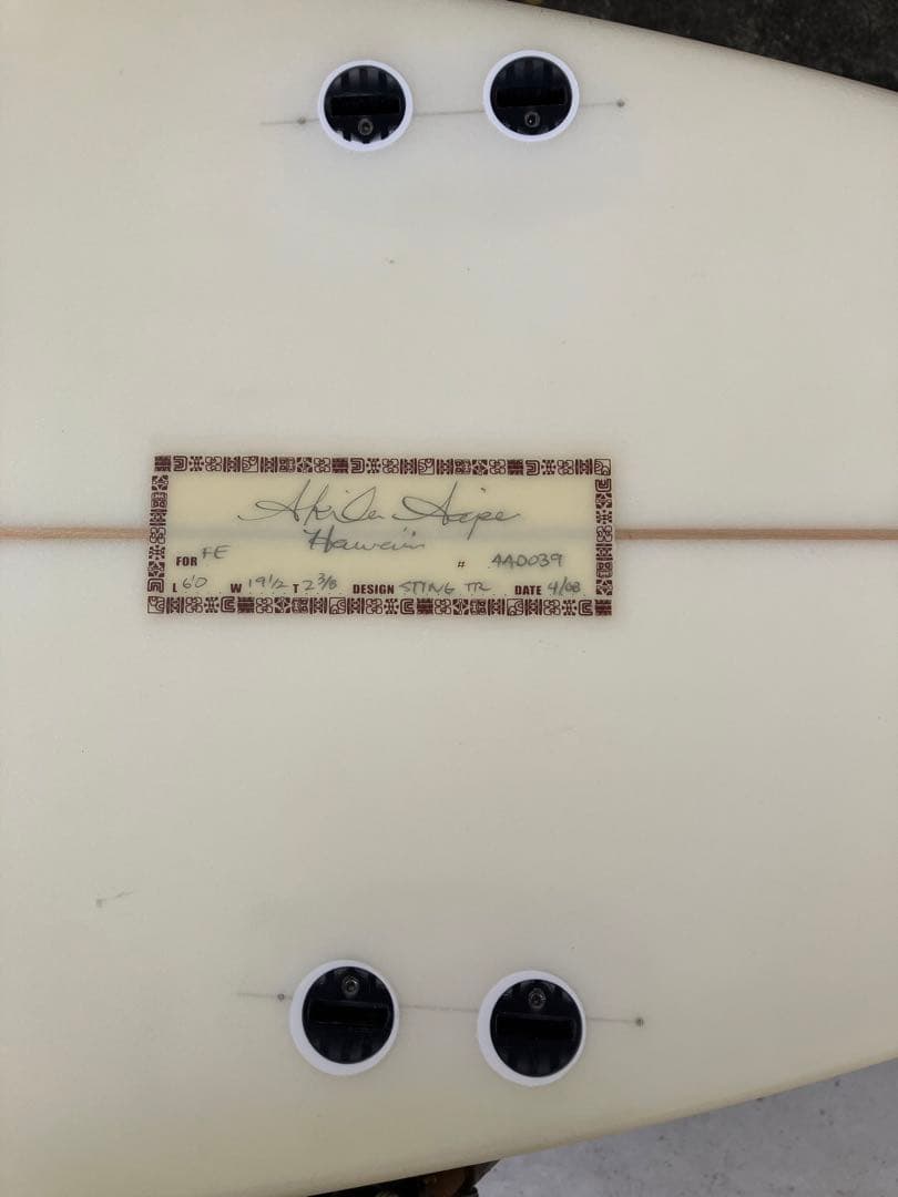 最終値下げデイブラスタビッチAKILA AIPA STINGER TRI 6`0