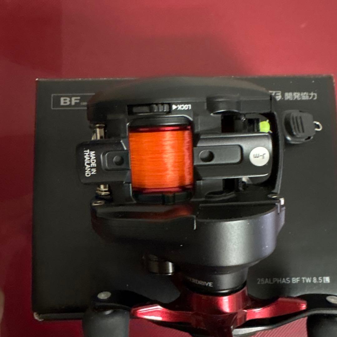 釣行回数0回 ダイワ アルファスBF TW 8.5