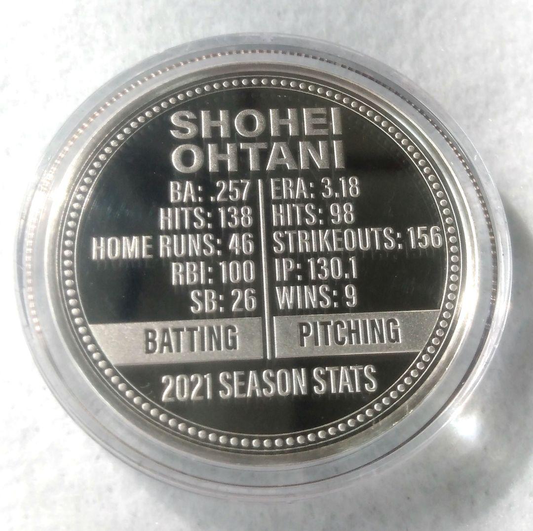 【超レア純銀 初MVP】大谷翔平　2021 AリーグMVP記念