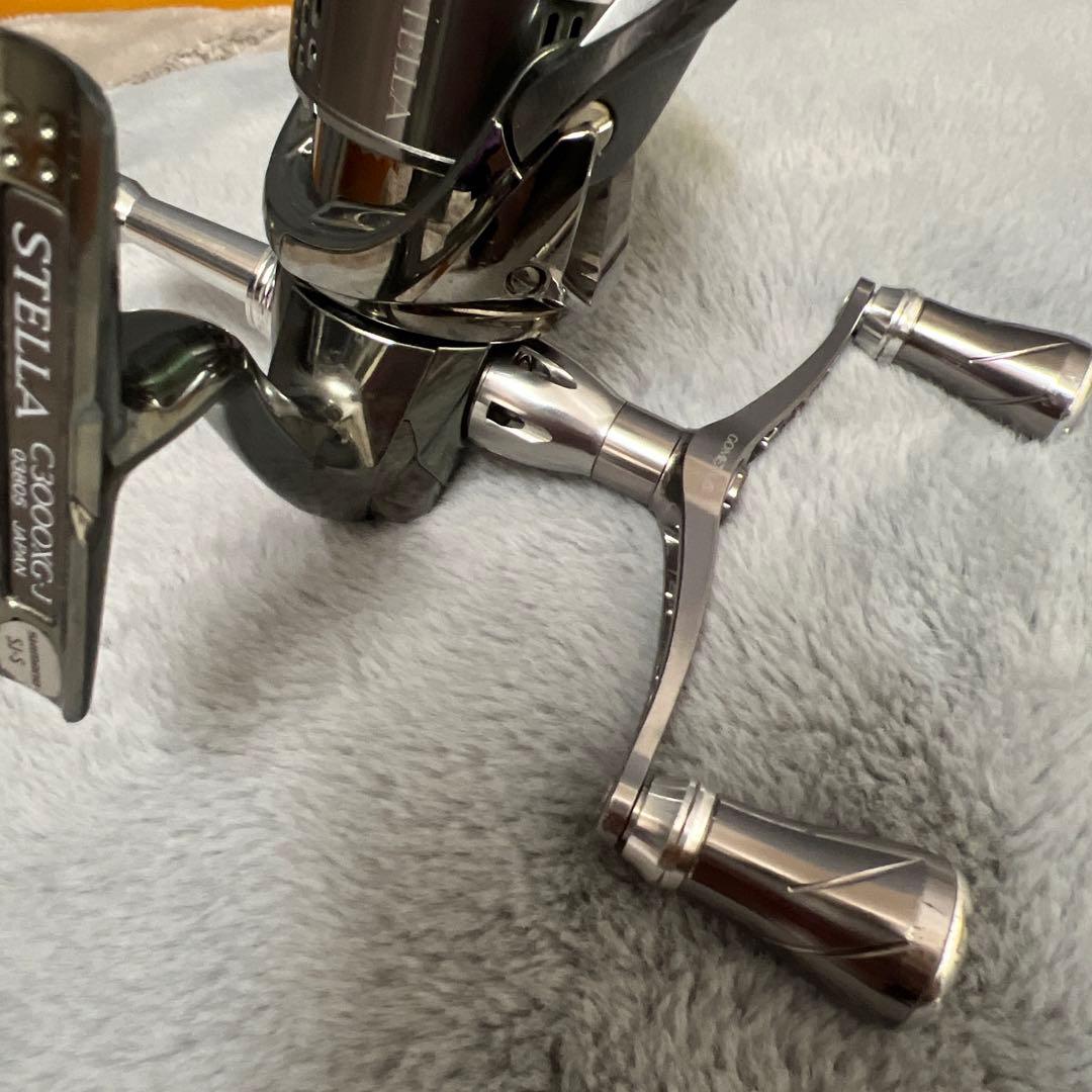 SHIMANO ステラC3000XGJ 箱無しハンドルはカスタムだけ