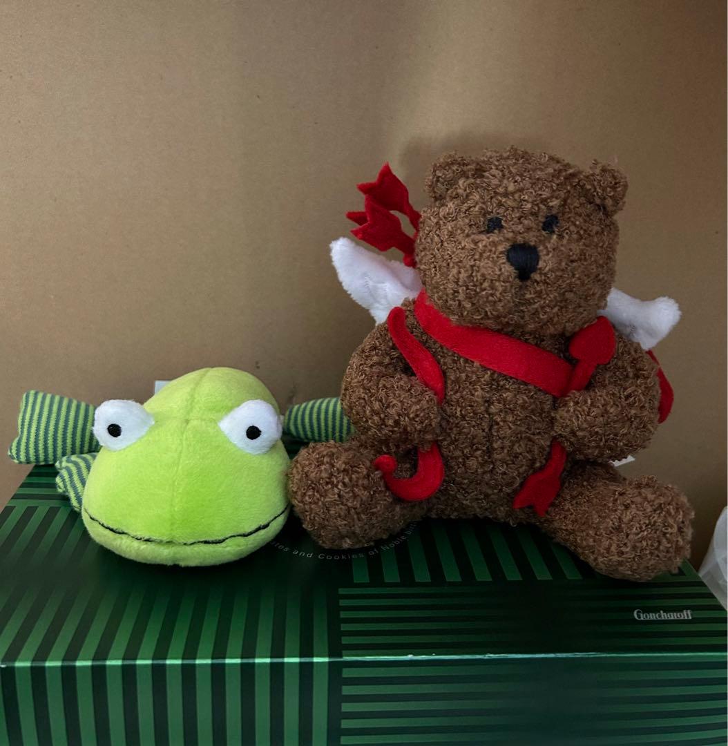 未使用☆GAPタグ付き☆babyグッズ☆クマとカエルぬいぐるみ☆kids グッズ