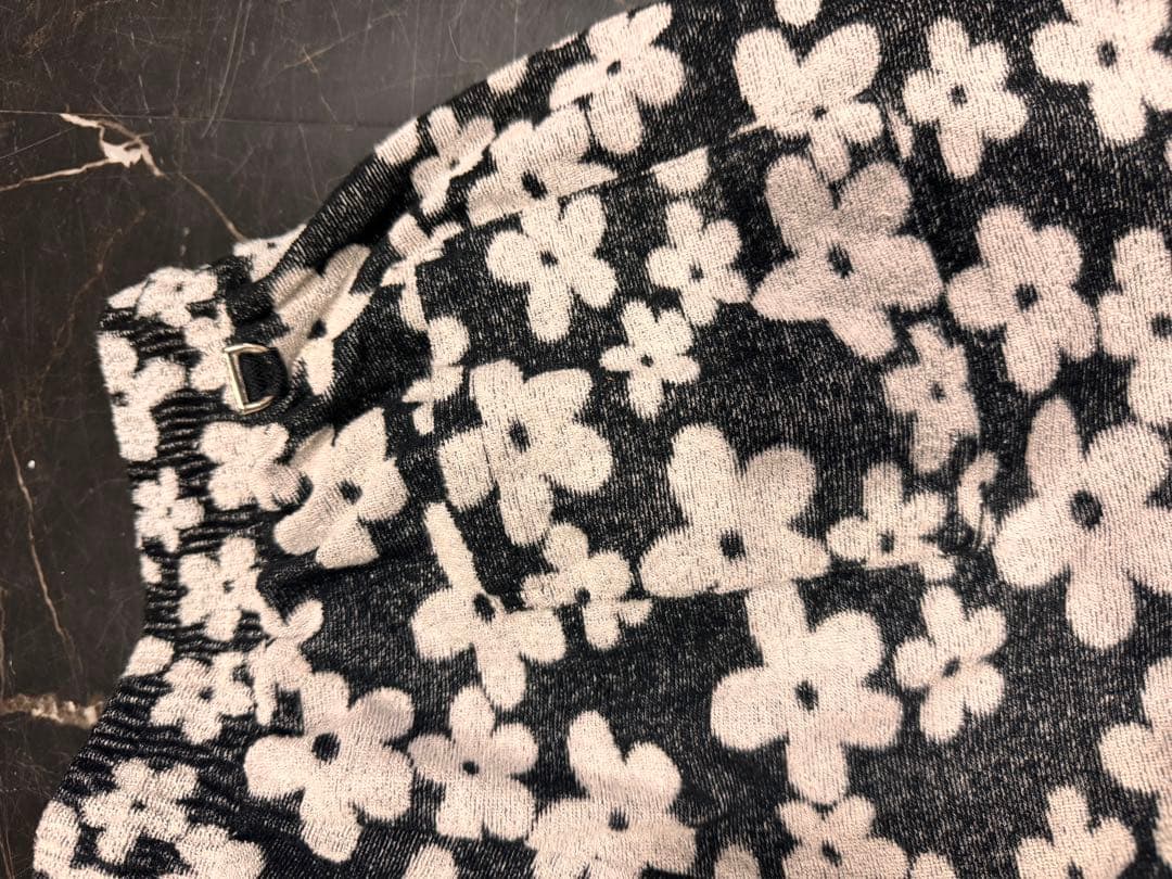 seventytwo_clubhouse ハーフパンツ　花柄ドットパイル地L