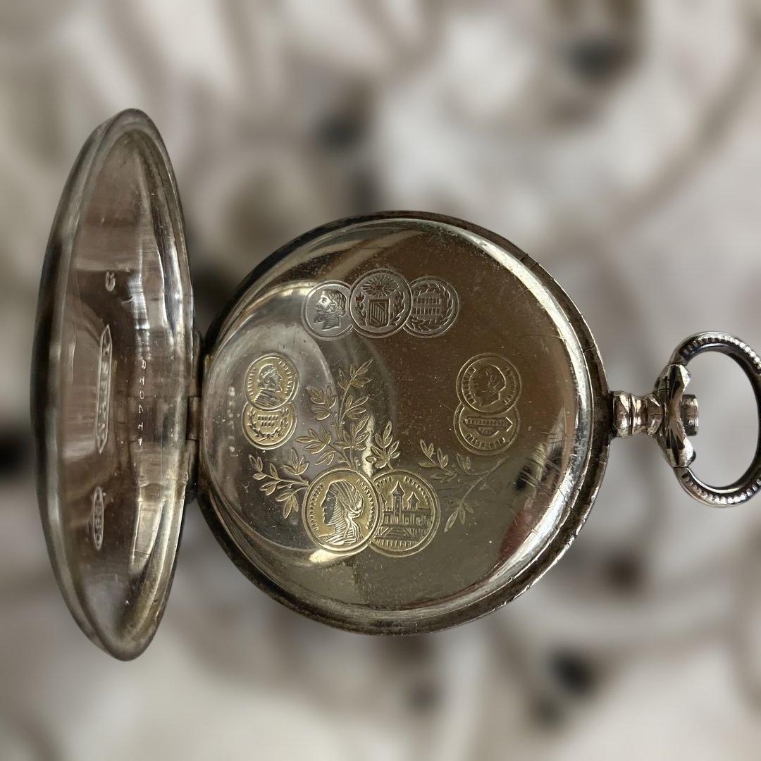 アンティーク1790年代　silver92.5 懐中時計 のケースのみ