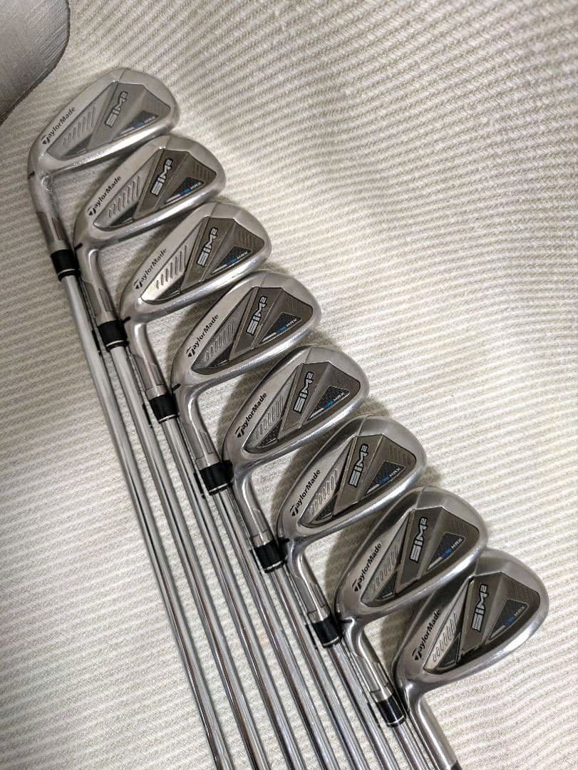 ゴルフ テーラーメイド SIM2 MAX アイアンセット レフティ