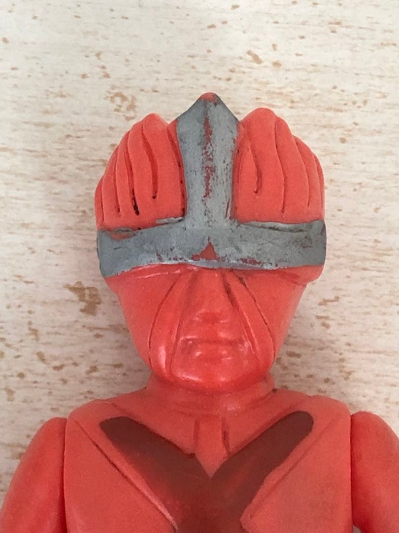 レインボーマン　ダッシュ2 炎の化身　ソフビ 無版権　パチ　当時物