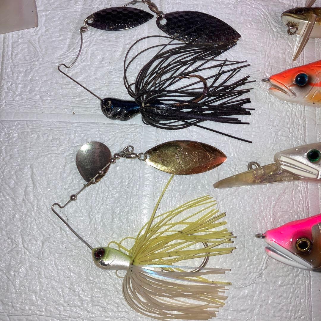 バス　ルアー　セット　ワーム　まとめ売り　タックルケース付き　新品あり