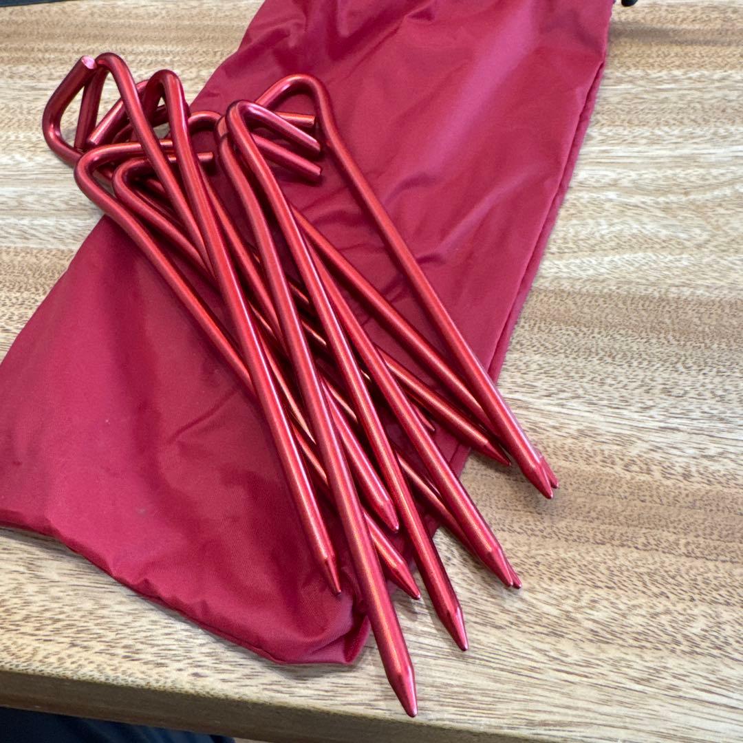 ☆数回使用☆MSR エリクサー4 ペグ未使用