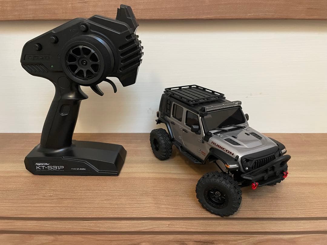 京商ミニッツ4x4 ジープラングラー　シルバー