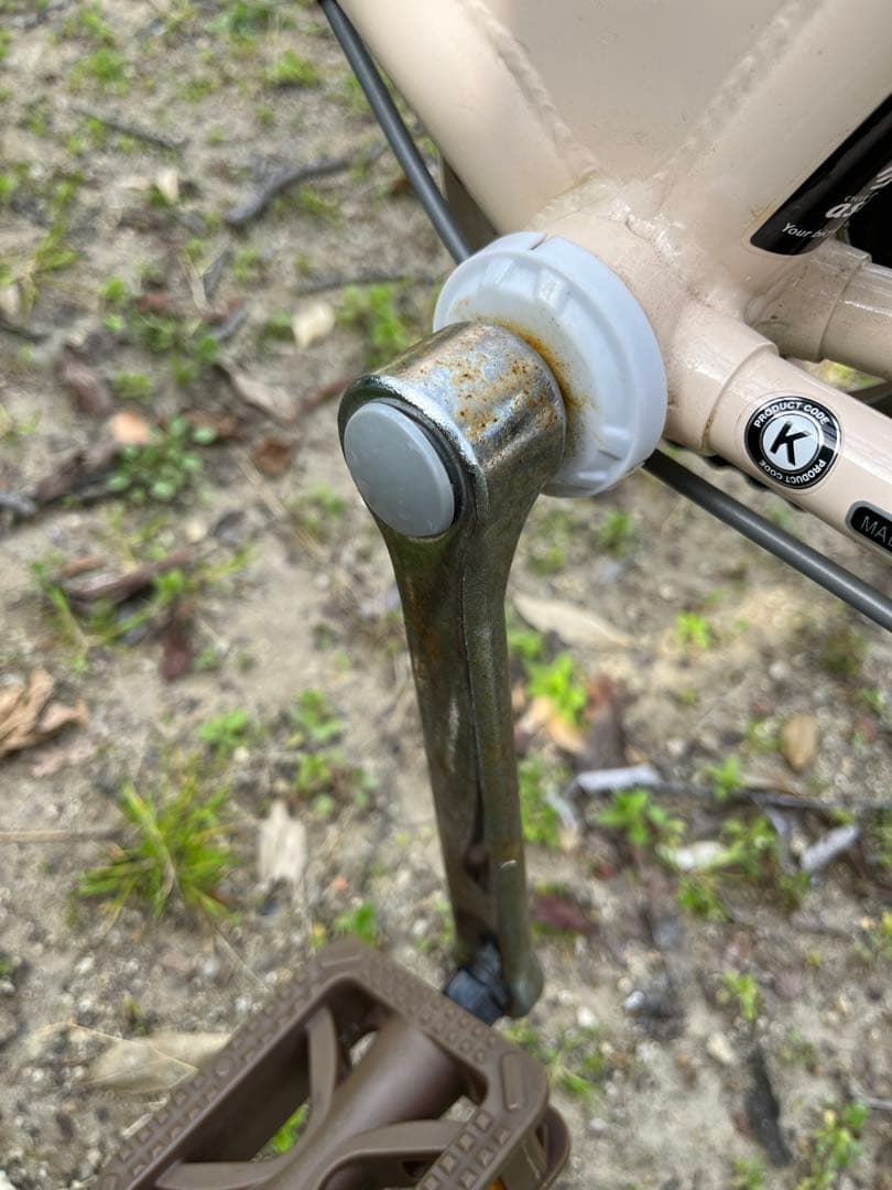 フェリーク ジュニア自転車24インチ　クリーム　アサヒ